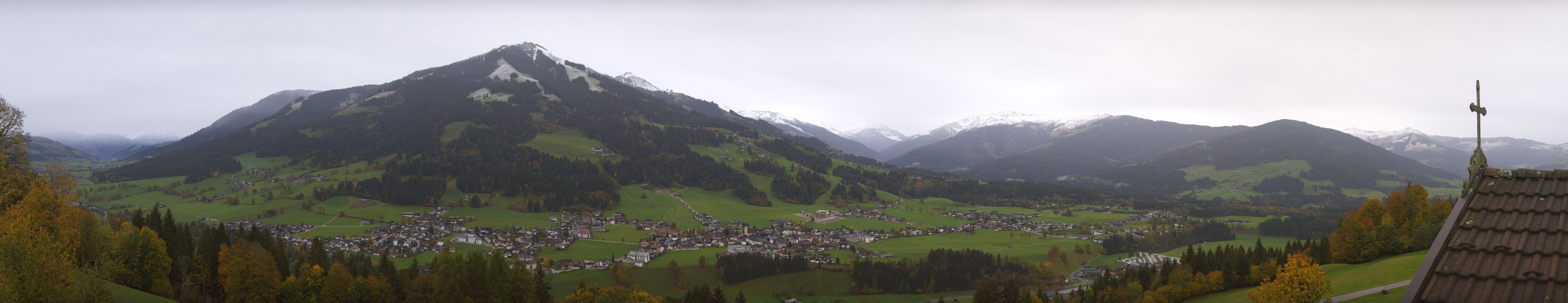 Archiv Foto Webcam Dorfkamera über Westendorf am Wilden Kaiser