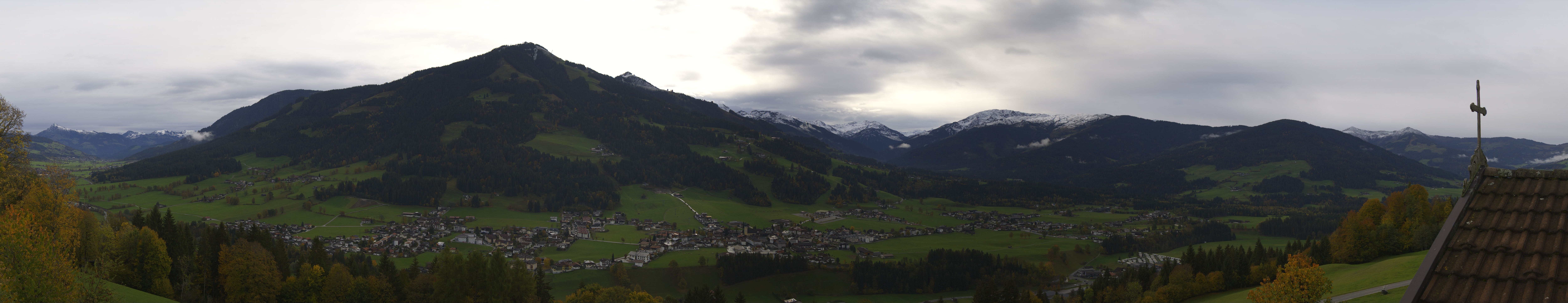 Archiv Foto Webcam Dorfkamera über Westendorf am Wilden Kaiser