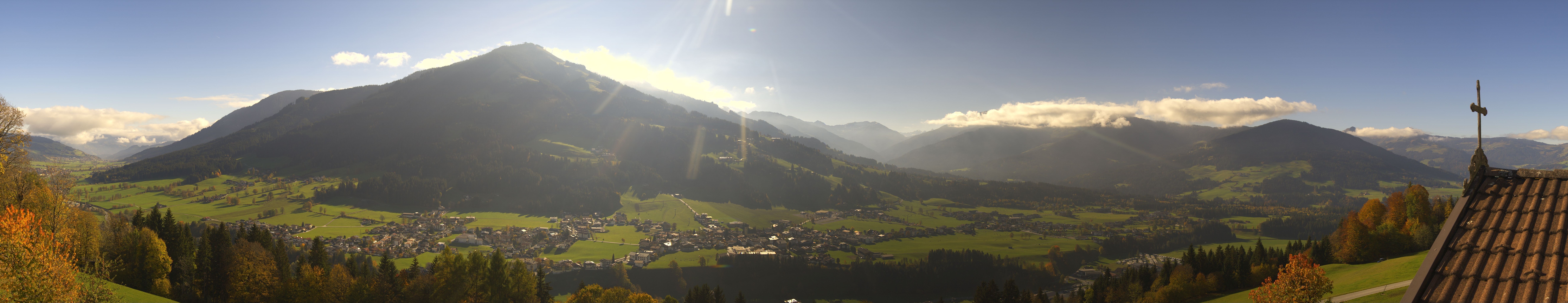 Archiv Foto Webcam Dorfkamera über Westendorf am Wilden Kaiser