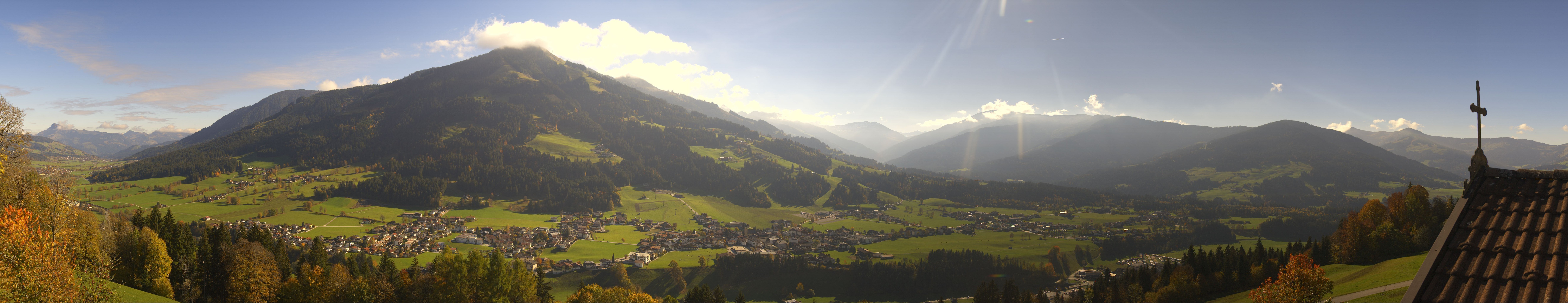 Archiv Foto Webcam Dorfkamera über Westendorf am Wilden Kaiser