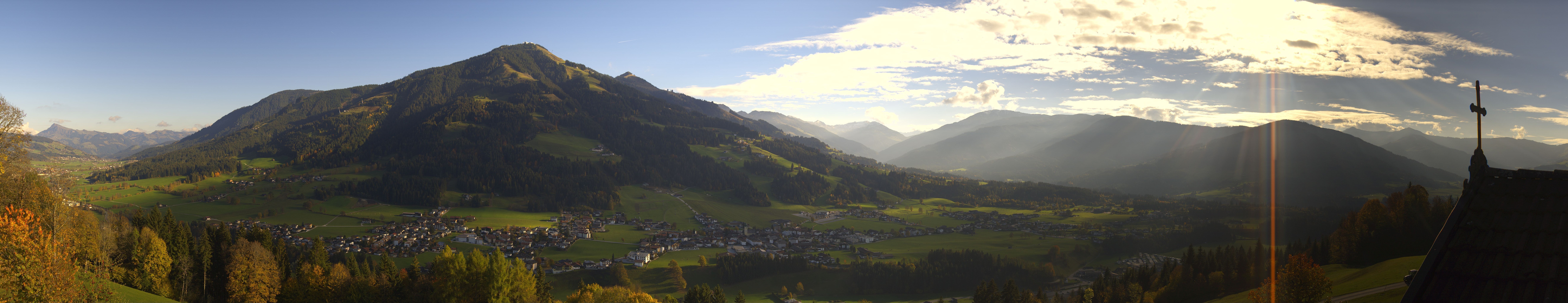 Archiv Foto Webcam Dorfkamera über Westendorf am Wilden Kaiser