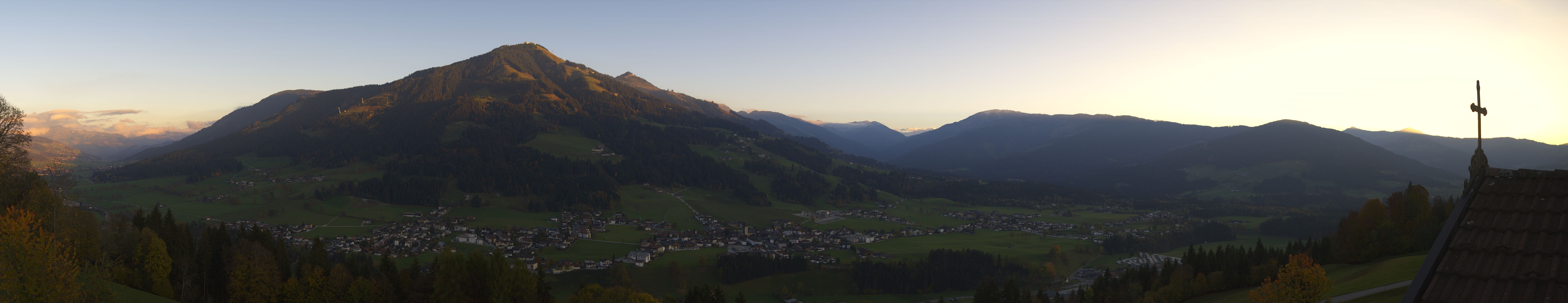 Archiv Foto Webcam Dorfkamera über Westendorf am Wilden Kaiser