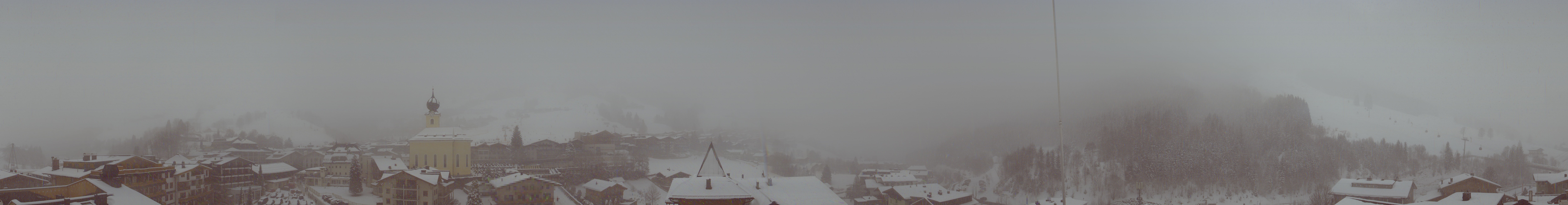 Archiv Foto Webcam Blick über Saalbach vom Alpinresort