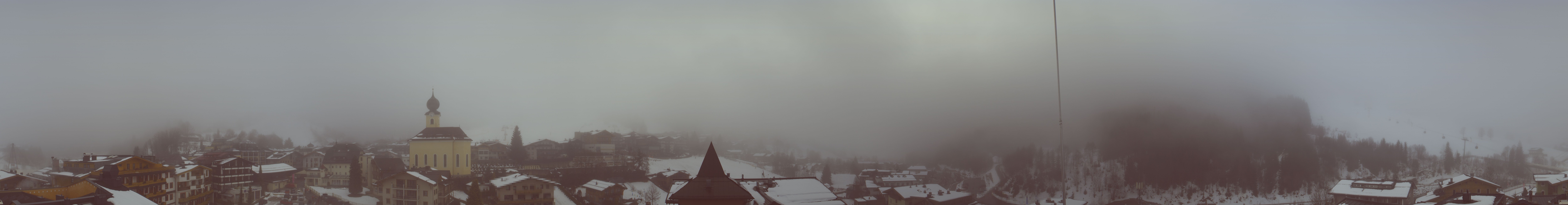 Archiv Foto Webcam Blick über Saalbach vom Alpinresort