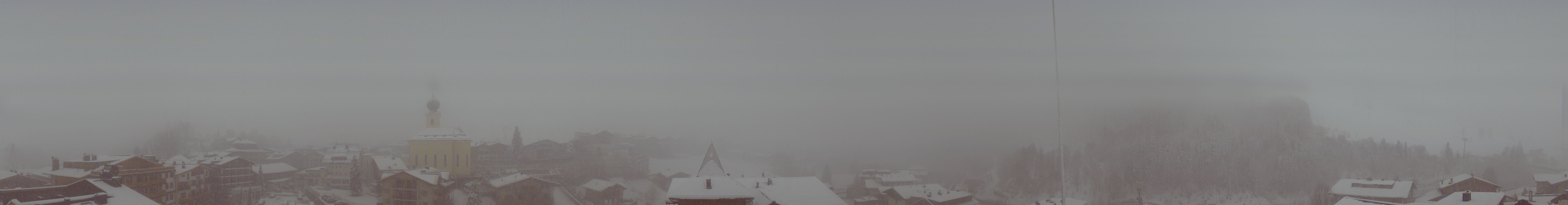 Archived image Webcam Panorama: Alpinresort Saalbach