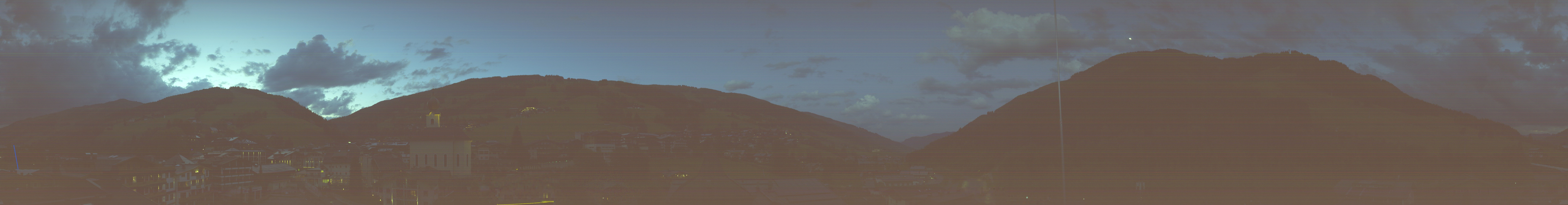 Archived image Webcam Panorama: Alpinresort Saalbach