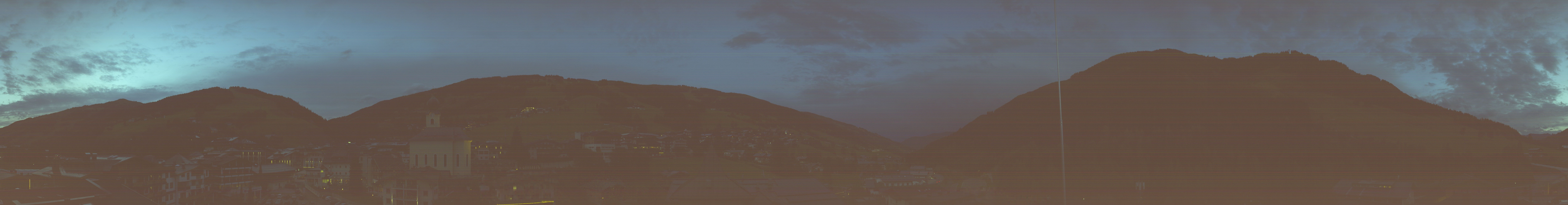 Archived image Webcam Panorama: Alpinresort Saalbach