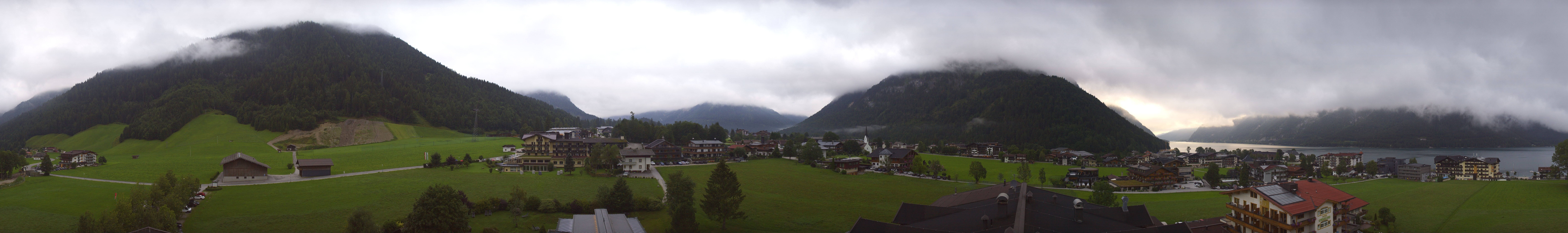 Archived image Webcam Panorama of Pertisau and Achensee