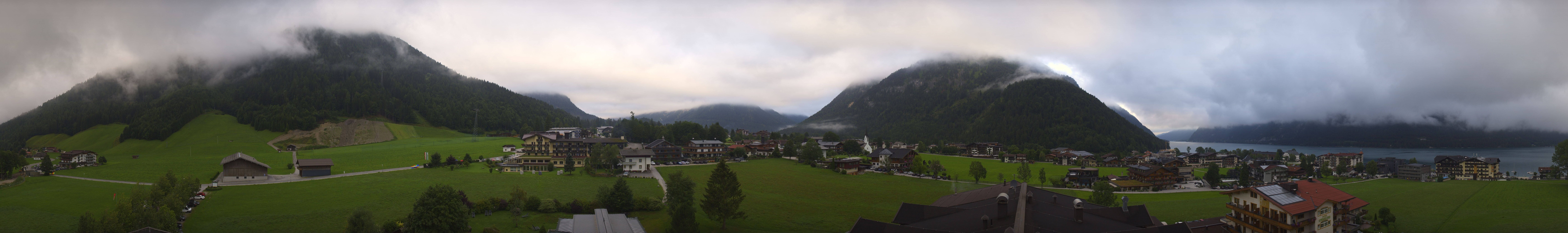 Archived image Webcam Panorama of Pertisau and Achensee