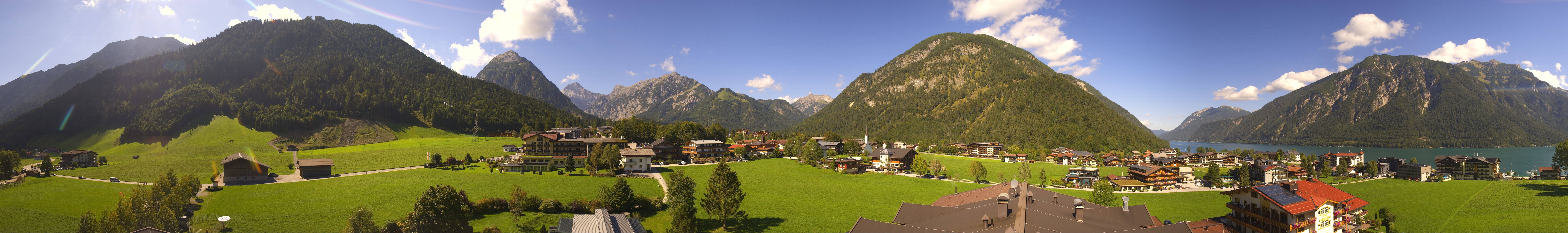 Archived image Webcam Panorama of Pertisau and Achensee