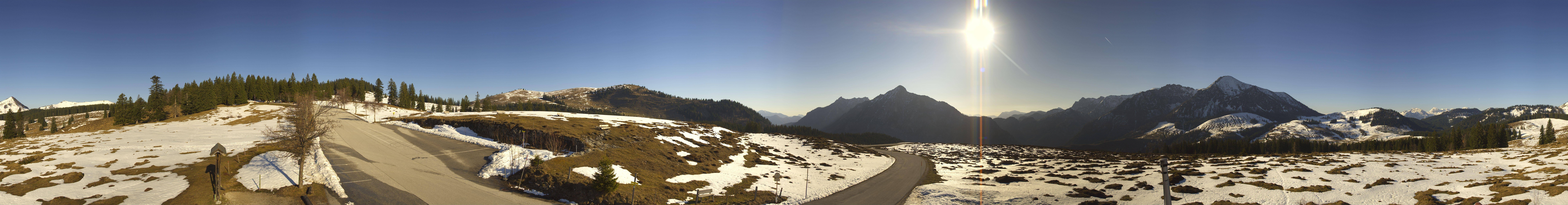 Archived image Webcam Postalm: Panoramic view