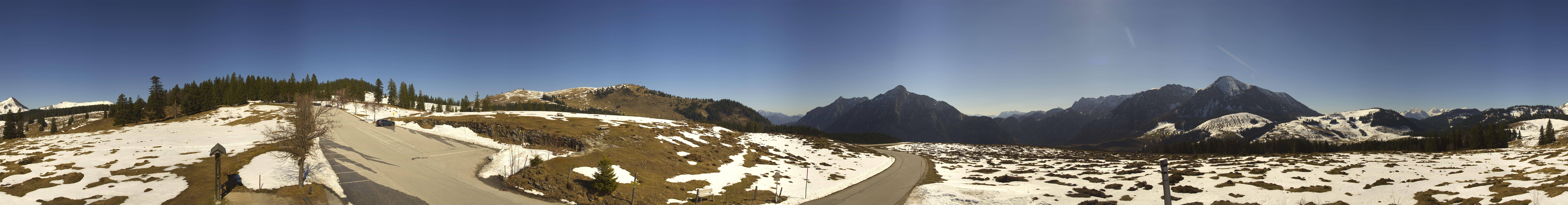 Archived image Webcam Postalm: Panoramic view