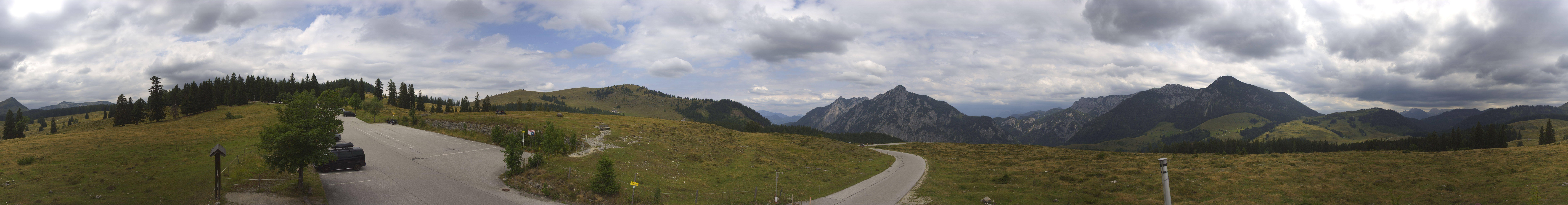 Archived image Webcam Postalm: Panoramic view