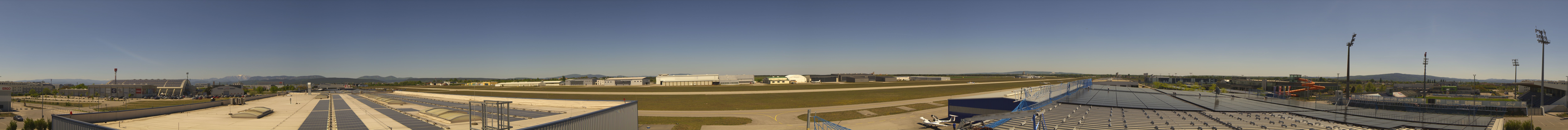 Archiv Foto Webcam Panorama Flugplatz Wiener Neustadt OST