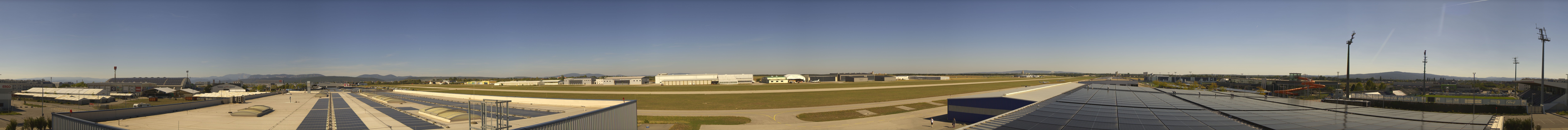 Archiv Foto Webcam Panorama Flugplatz Wiener Neustadt OST