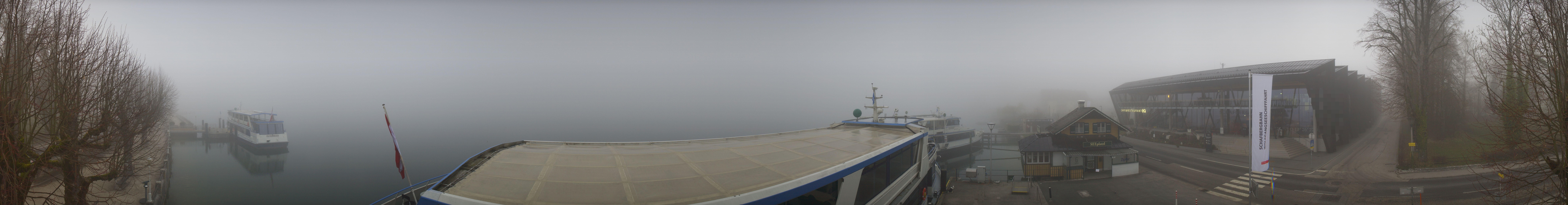 Archiv Foto Webcam Anlegesteg und Bahnhof am Wolfgangsee