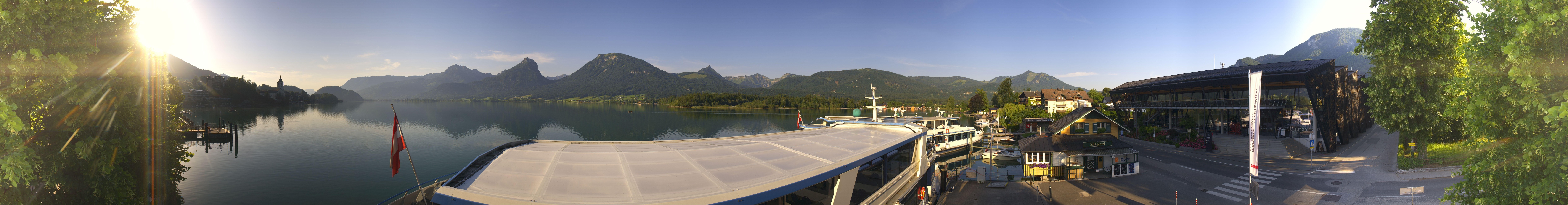Archived image Webcam Wolfgangsee Panorama