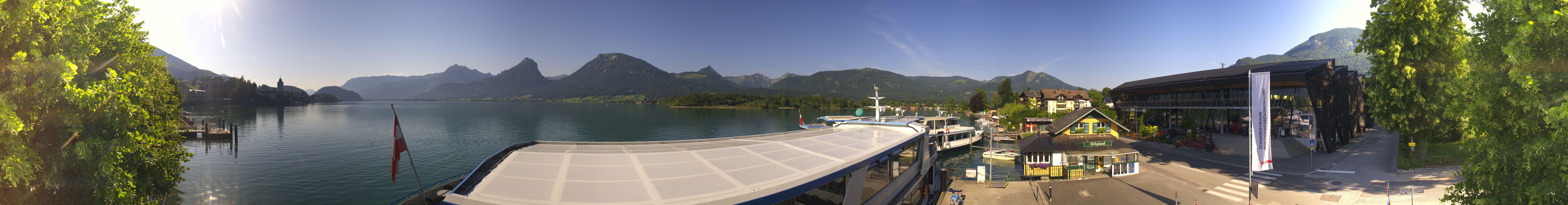 Archived image Webcam Wolfgangsee Panorama