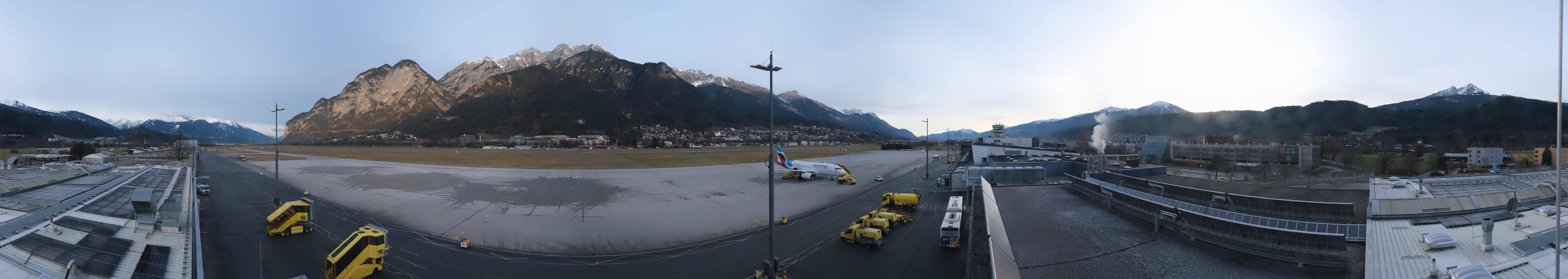 Archiv Foto Webcam Panorama Innsbruck Flughafen