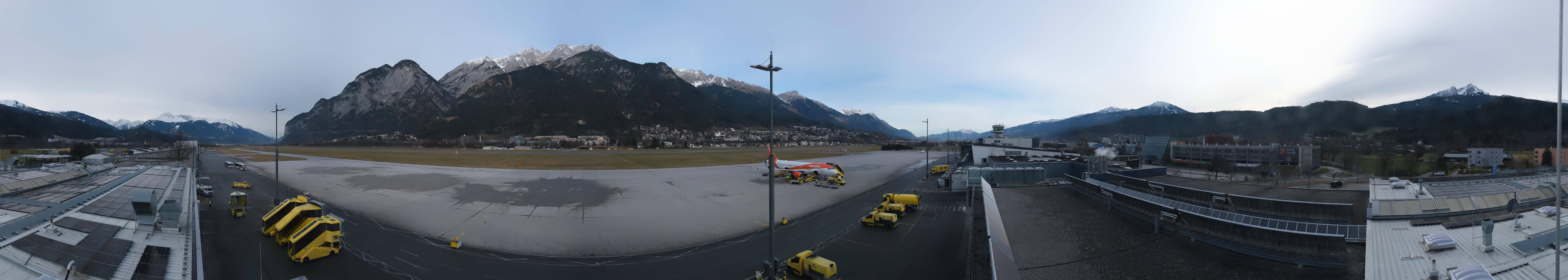 Archiv Foto Webcam Panorama Innsbruck Flughafen