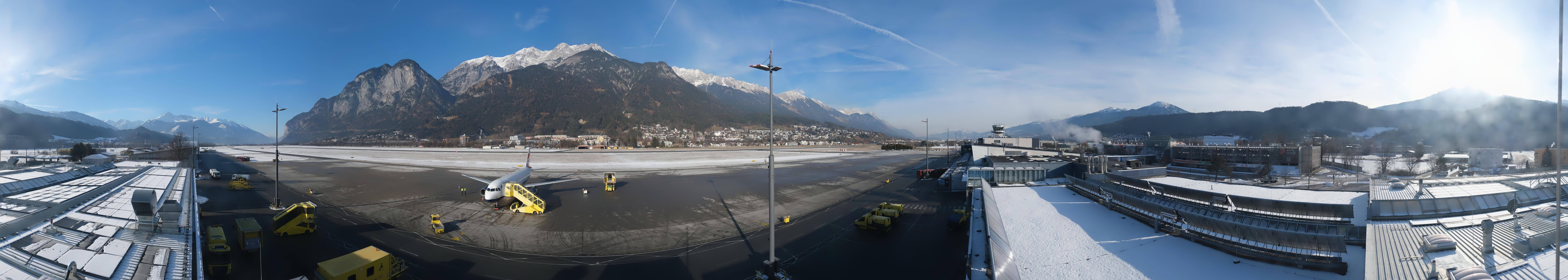 Archiv Foto Webcam Panorama Innsbruck Flughafen