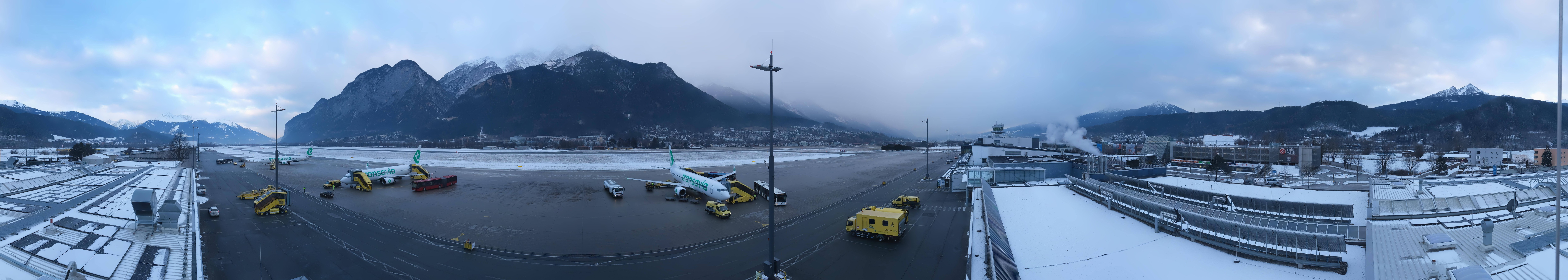 Archiv Foto Webcam Panorama Innsbruck Flughafen