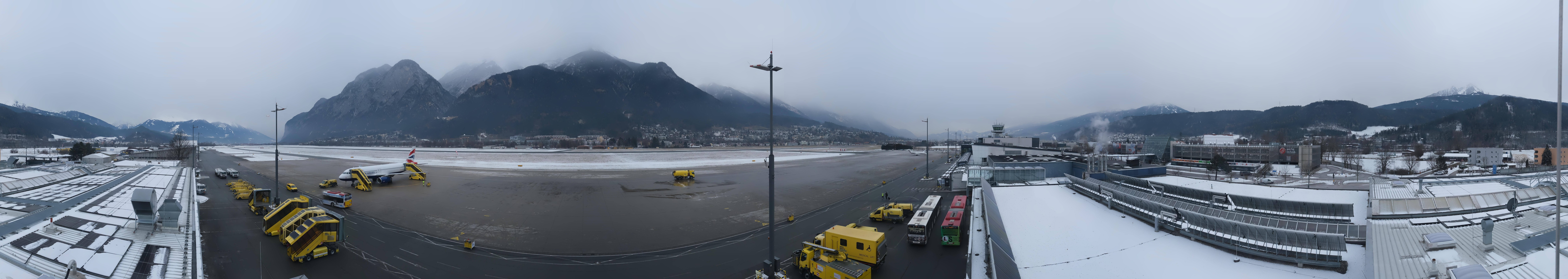 Archiv Foto Webcam Panorama Innsbruck Flughafen