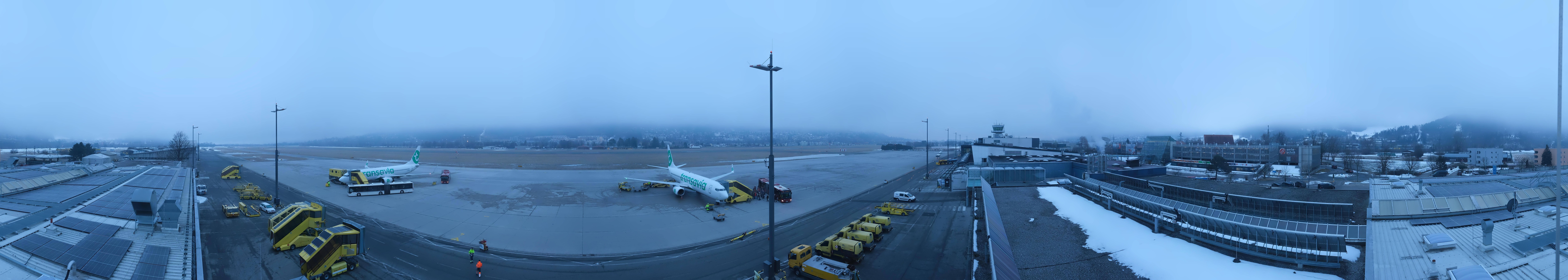 Archiv Foto Webcam Panorama Innsbruck Flughafen