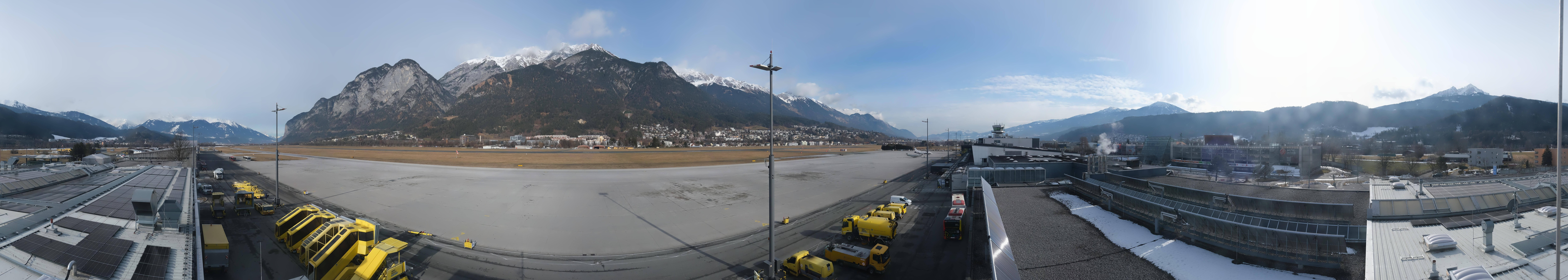 Archiv Foto Webcam Panorama Innsbruck Flughafen