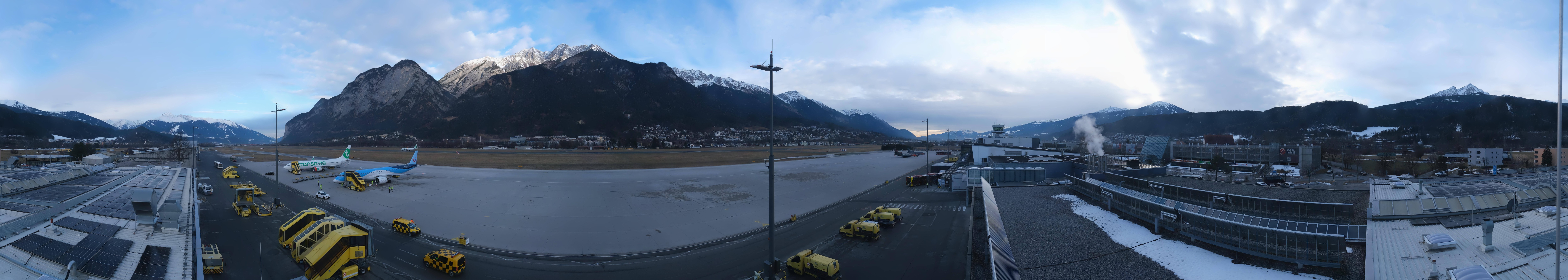 Archiv Foto Webcam Panorama Innsbruck Flughafen