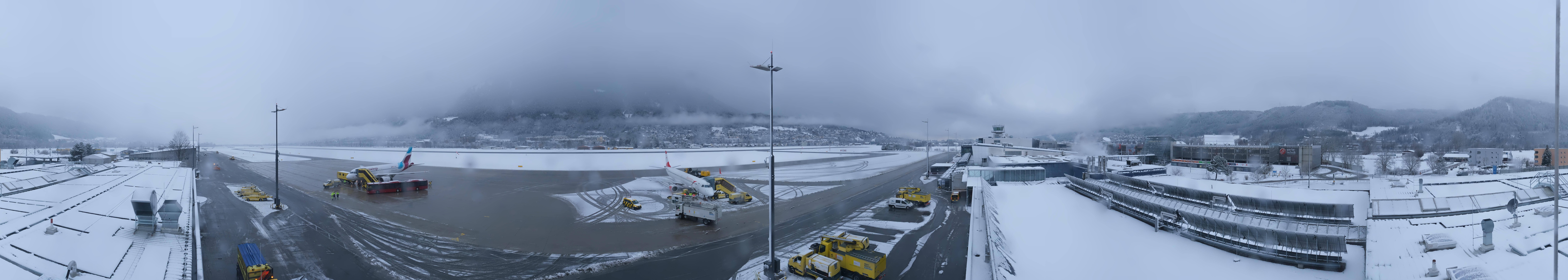 Archiv Foto Webcam Panorama Innsbruck Flughafen