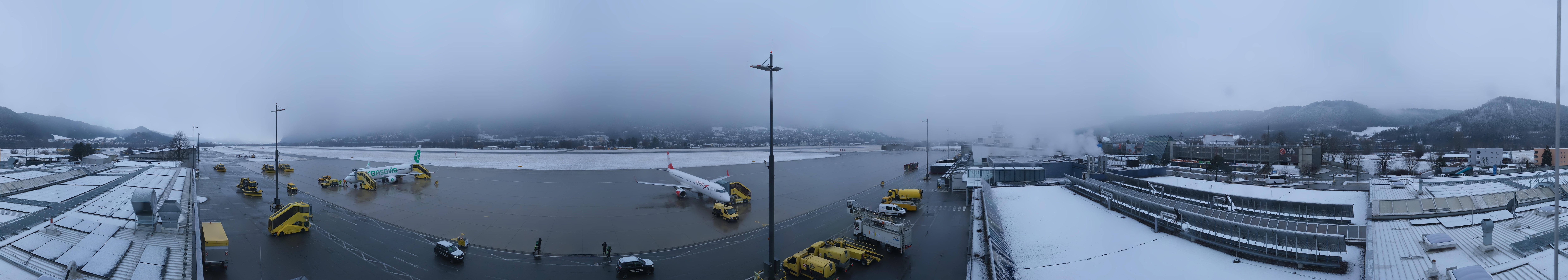 Archiv Foto Webcam Panorama Innsbruck Flughafen