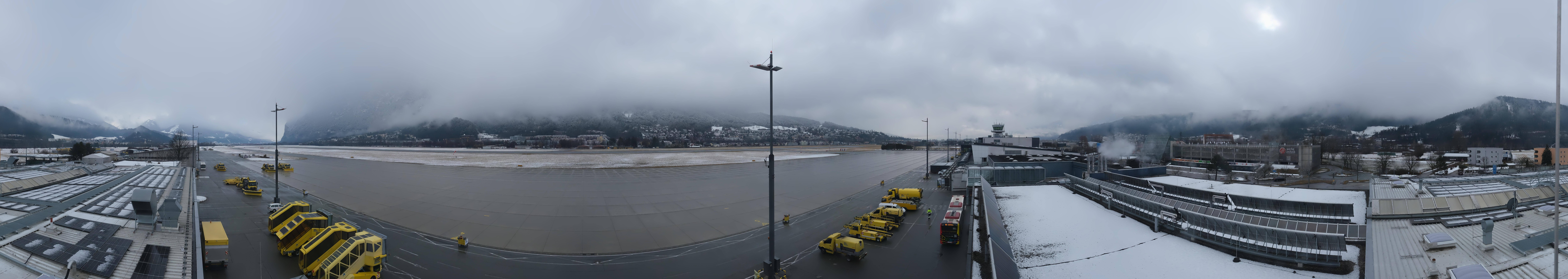 Archiv Foto Webcam Panorama Innsbruck Flughafen