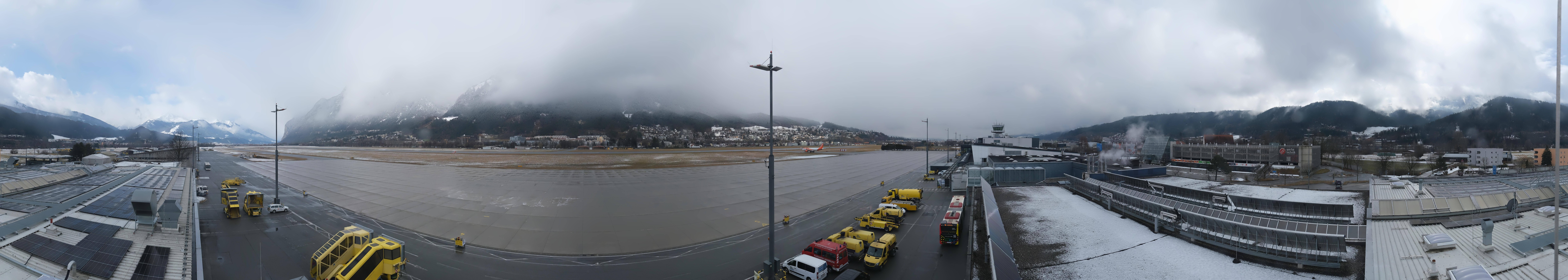 Archiv Foto Webcam Panorama Innsbruck Flughafen