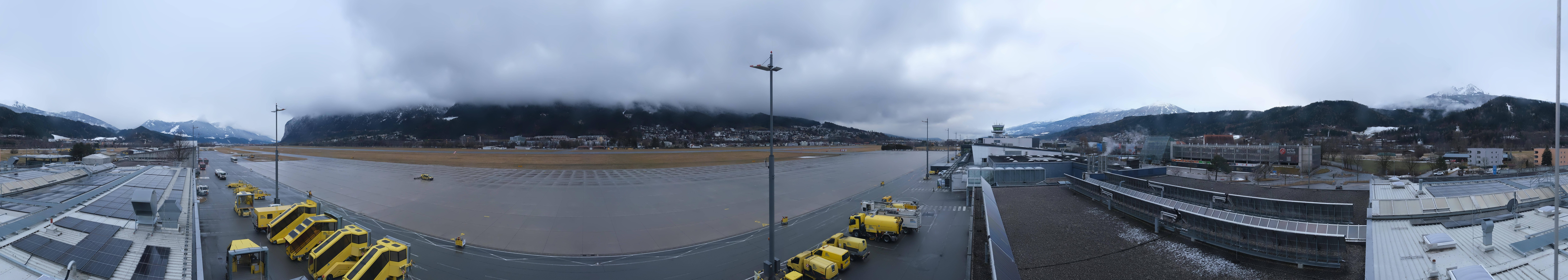 Archiv Foto Webcam Panorama Innsbruck Flughafen