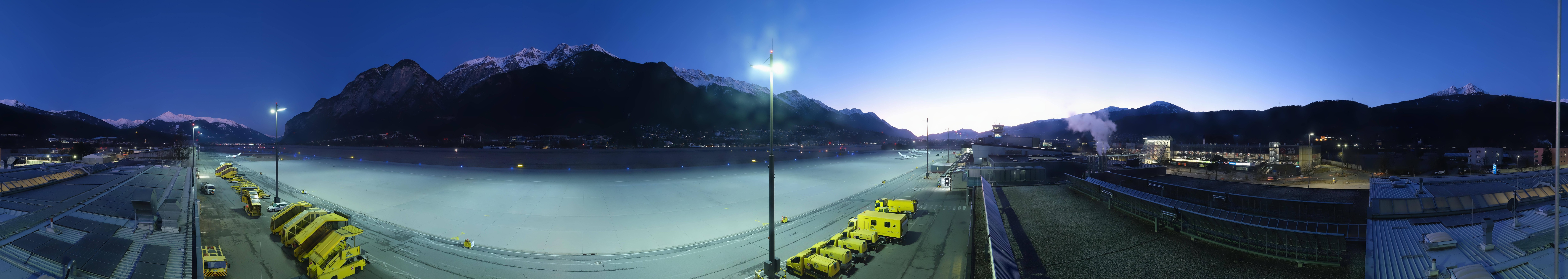 Archived image Webcam Airport Innsbruck Panorama