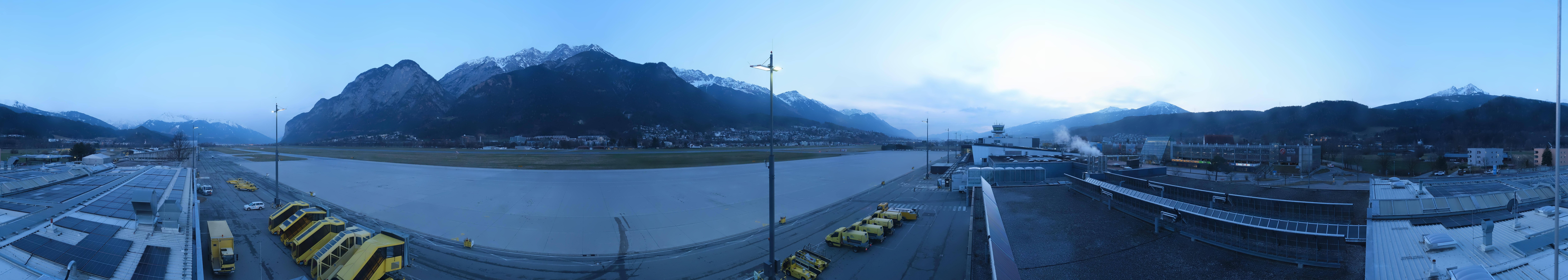 Archived image Webcam Airport Innsbruck Panorama