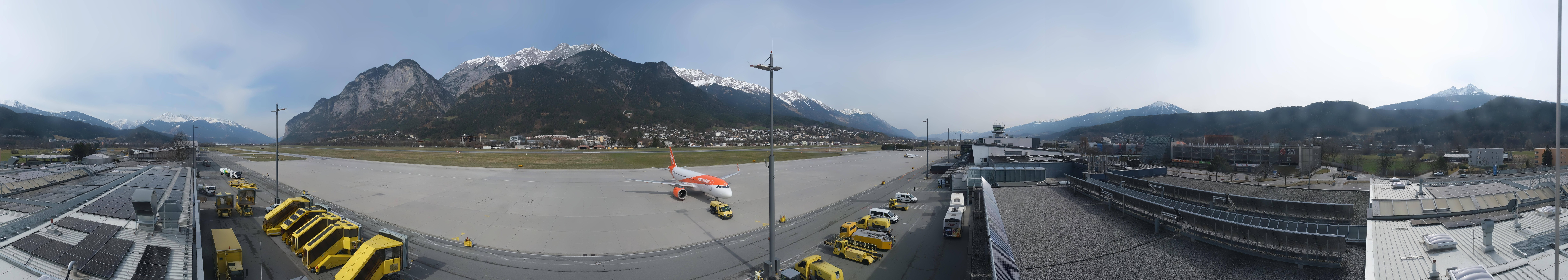 Archived image Webcam Airport Innsbruck Panorama