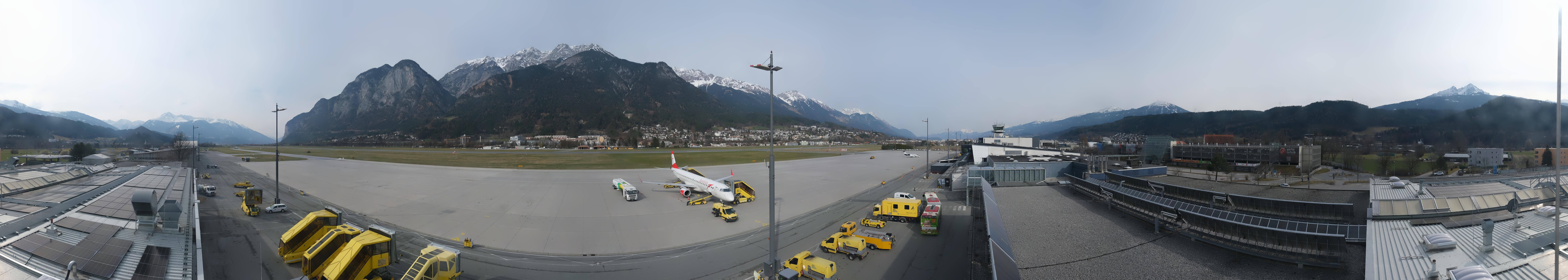 Archived image Webcam Airport Innsbruck Panorama