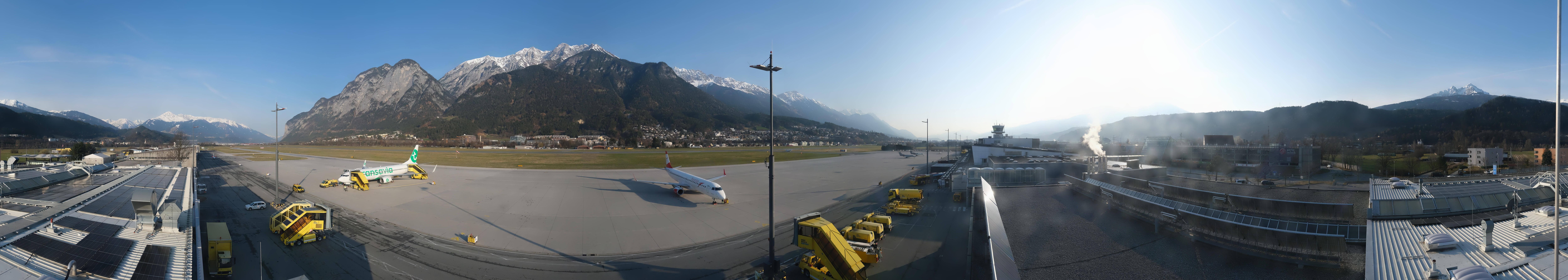 Archiv Foto Webcam Panorama Innsbruck Flughafen