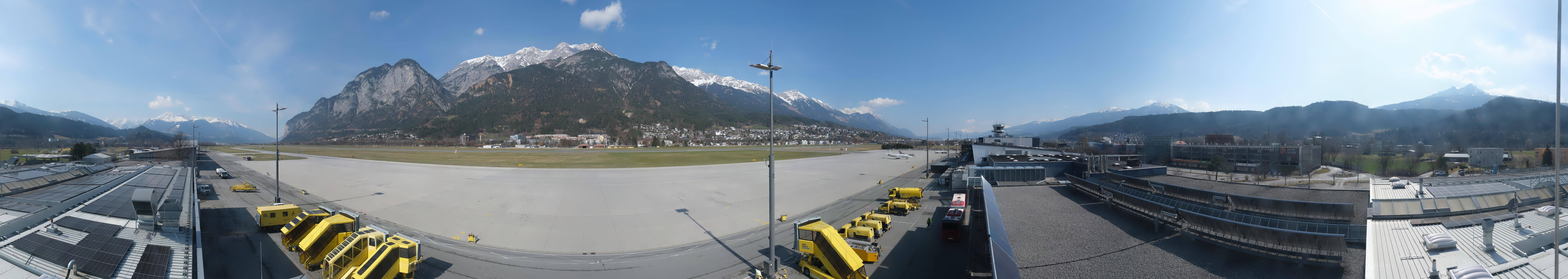 Archiv Foto Webcam Panorama Innsbruck Flughafen
