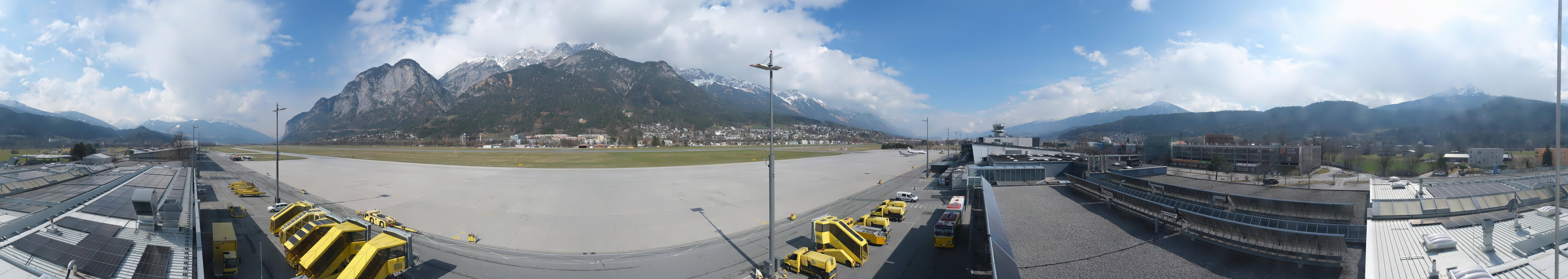 Archiv Foto Webcam Panorama Innsbruck Flughafen