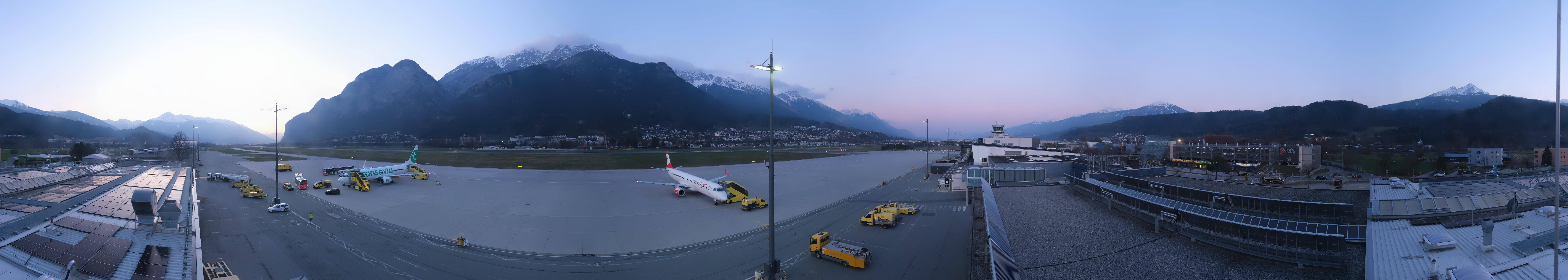 Archiv Foto Webcam Panorama Innsbruck Flughafen