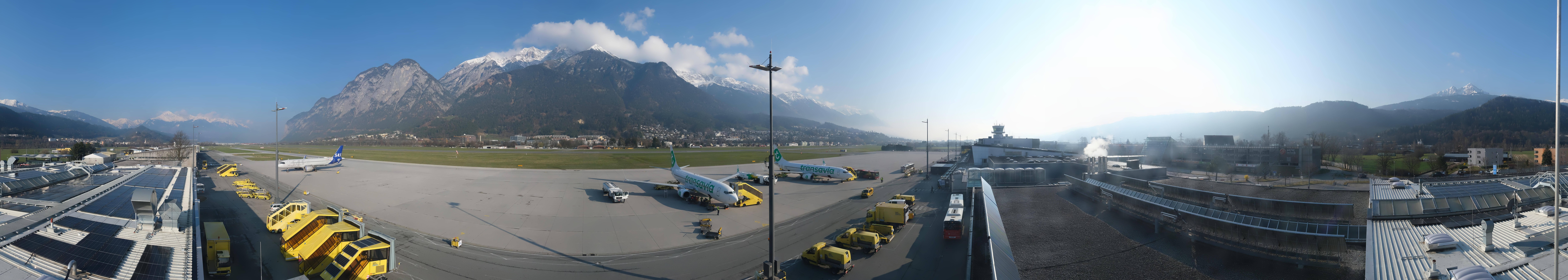 Archiv Foto Webcam Panorama Innsbruck Flughafen