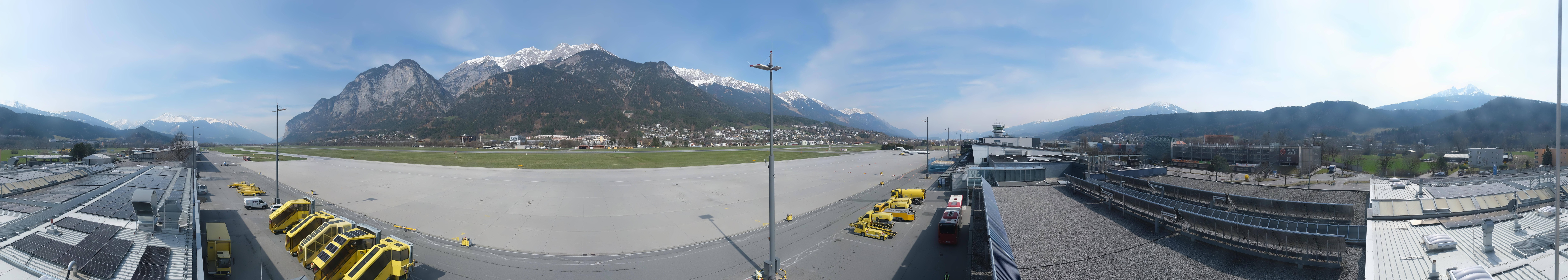 Archived image Webcam Airport Innsbruck Panorama