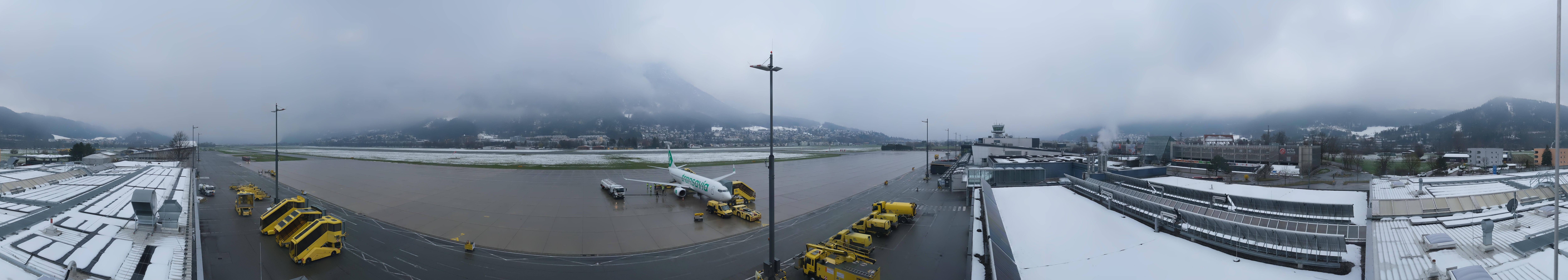 Archiv Foto Webcam Panorama Innsbruck Flughafen