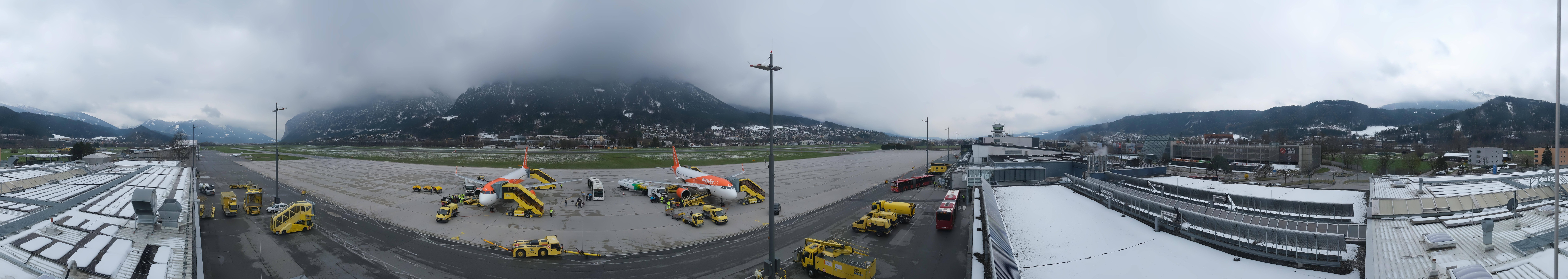 Archiv Foto Webcam Panorama Innsbruck Flughafen