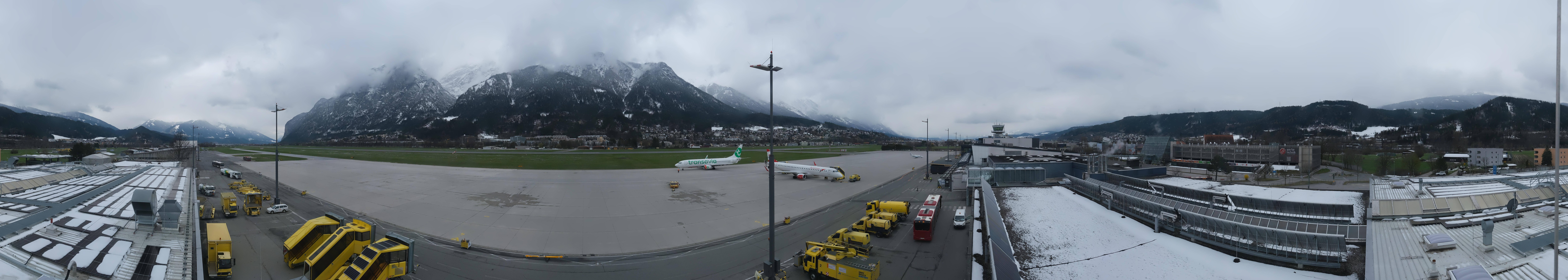 Archiv Foto Webcam Panorama Innsbruck Flughafen
