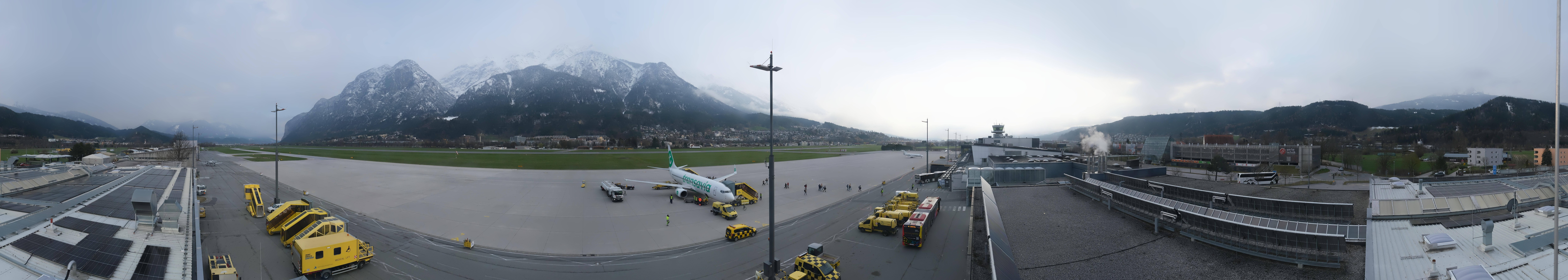 Archiv Foto Webcam Panorama Innsbruck Flughafen