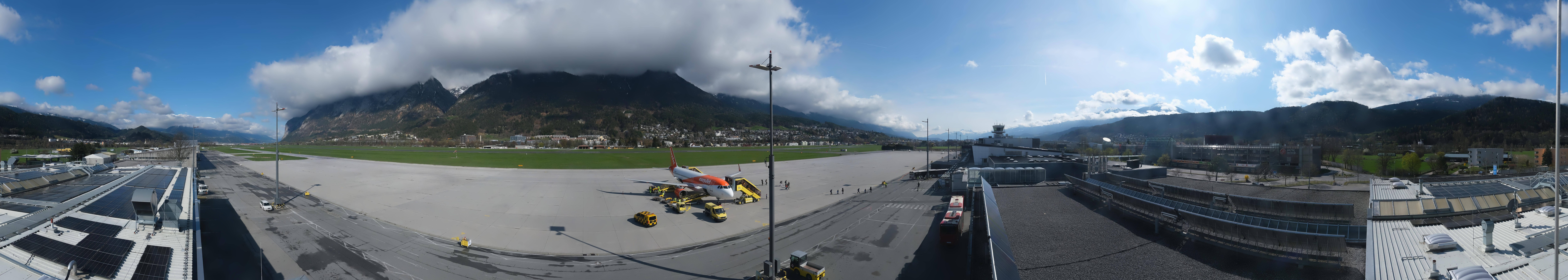 Archiv Foto Webcam Panorama Innsbruck Flughafen